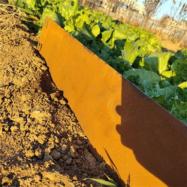 Corten Miftuħa Qiegħ Planter Bed