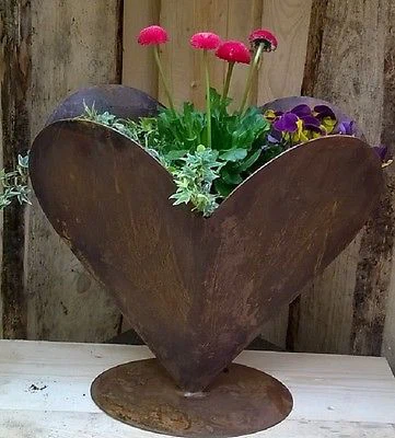 Stil Ewropew Rettangolari Corten Steel Planter