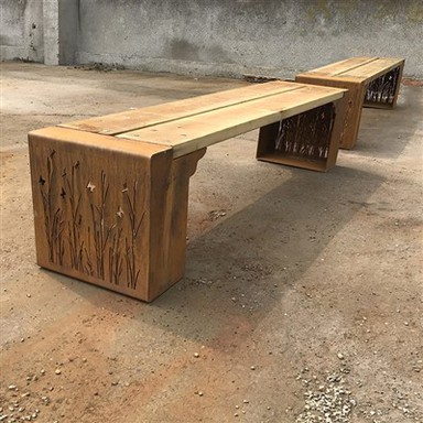 Modern Patio Garden Bank