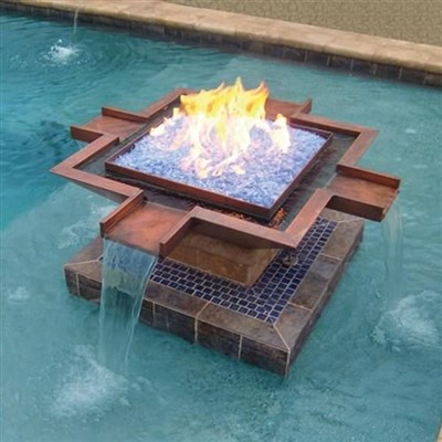Swimming Pool Dekorattivi Kaskata Gass Fire Pit