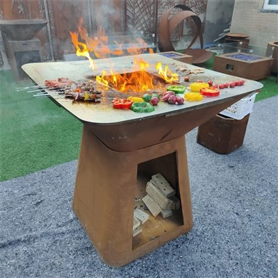 Stufi tal-BBQ li jaħarqu l-injam