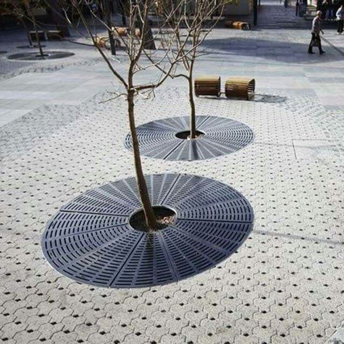 Qoxra tal-Fossa tas-Siġar tal-Azzar Urban Corten