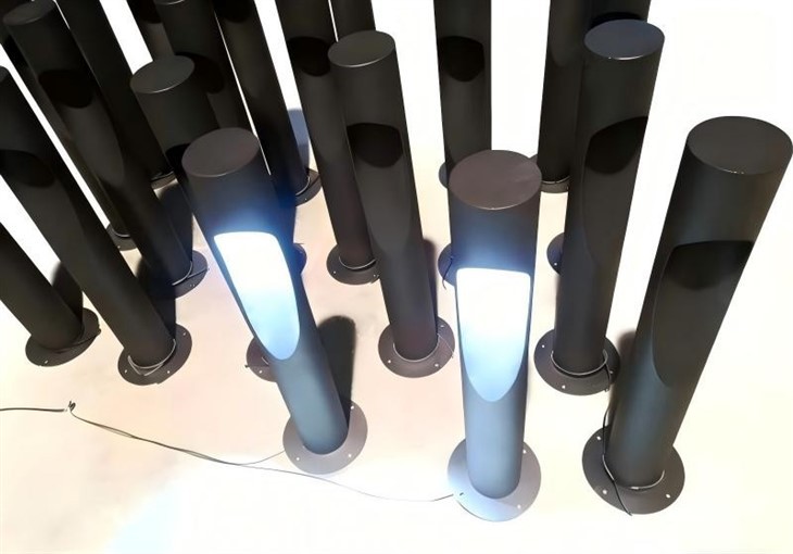 Vintage Patina Corten Steel Lamp factory