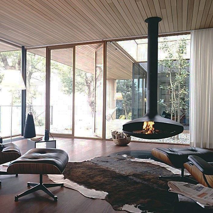 Wood Burning Suspended Fireplace Fire Pits suppliers